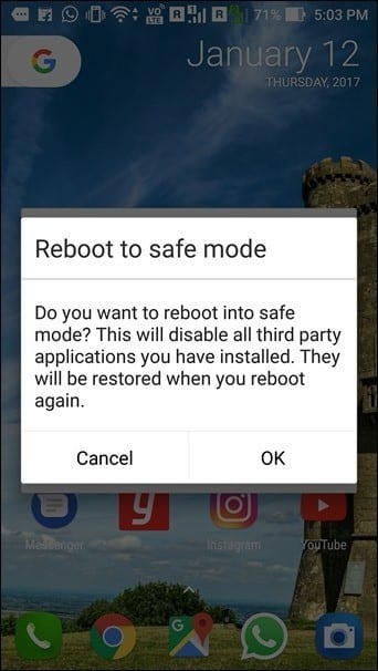 Arranca tu Android en modo seguro
