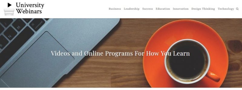 Seminarios web universitarios